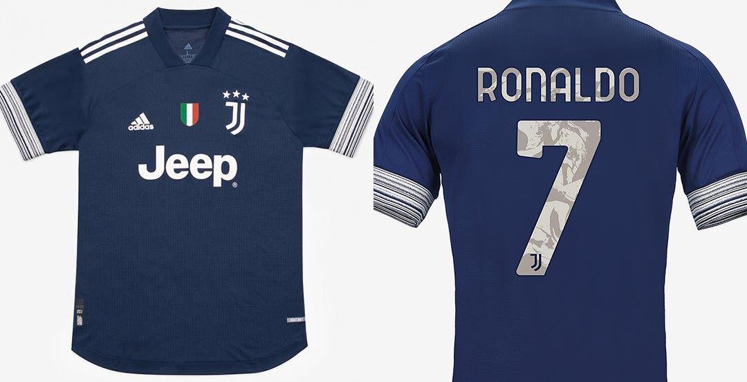 Juventus away kit blue sales